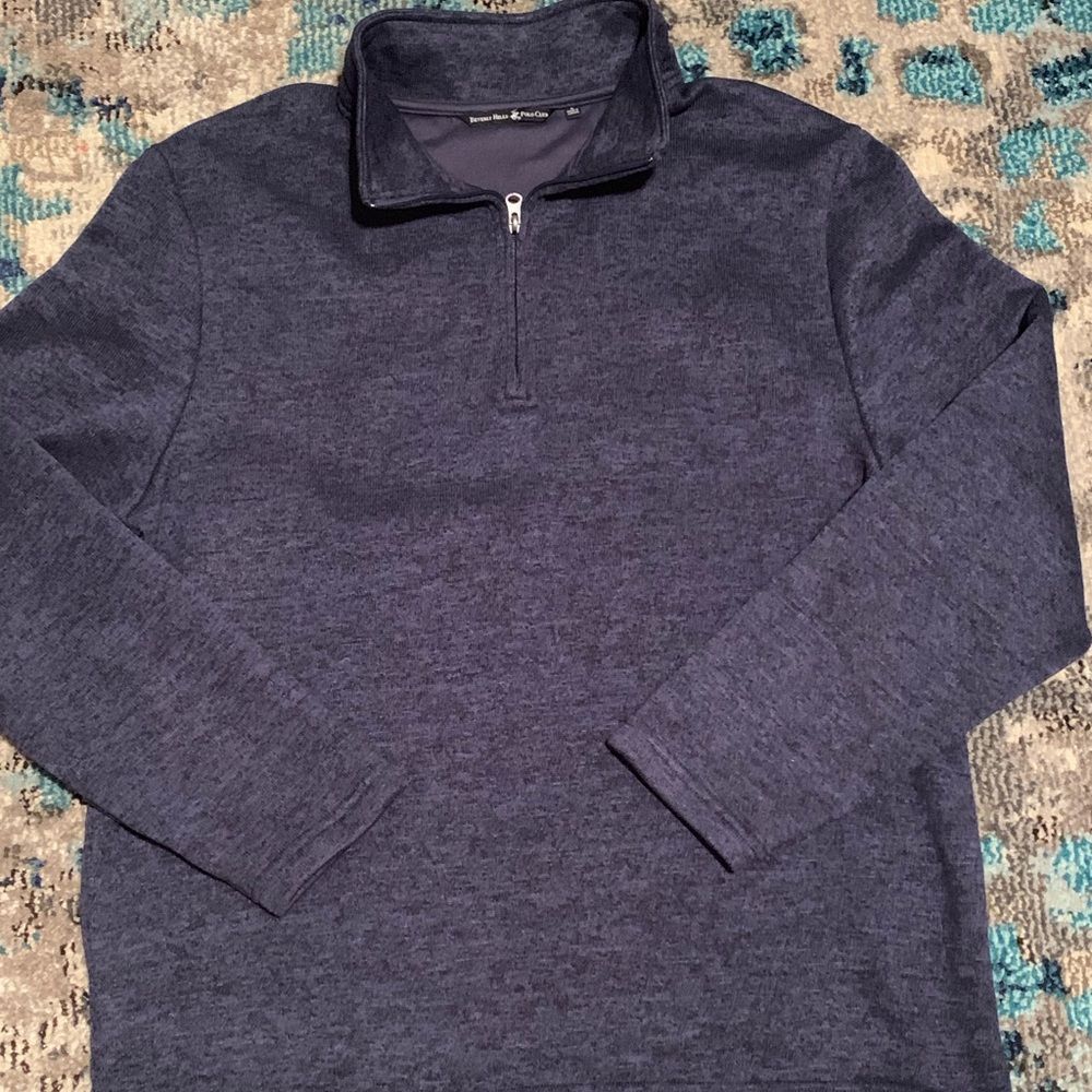 NWOT Beverly Hills mens quarter zip pullover